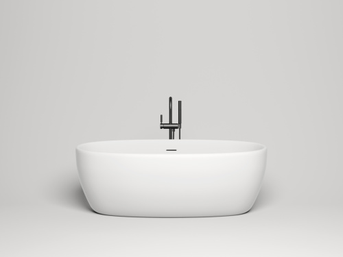 Ванна из искусственного камня Salini LUCE 100121M 170х85 отдельностоящая овальная - фото 2